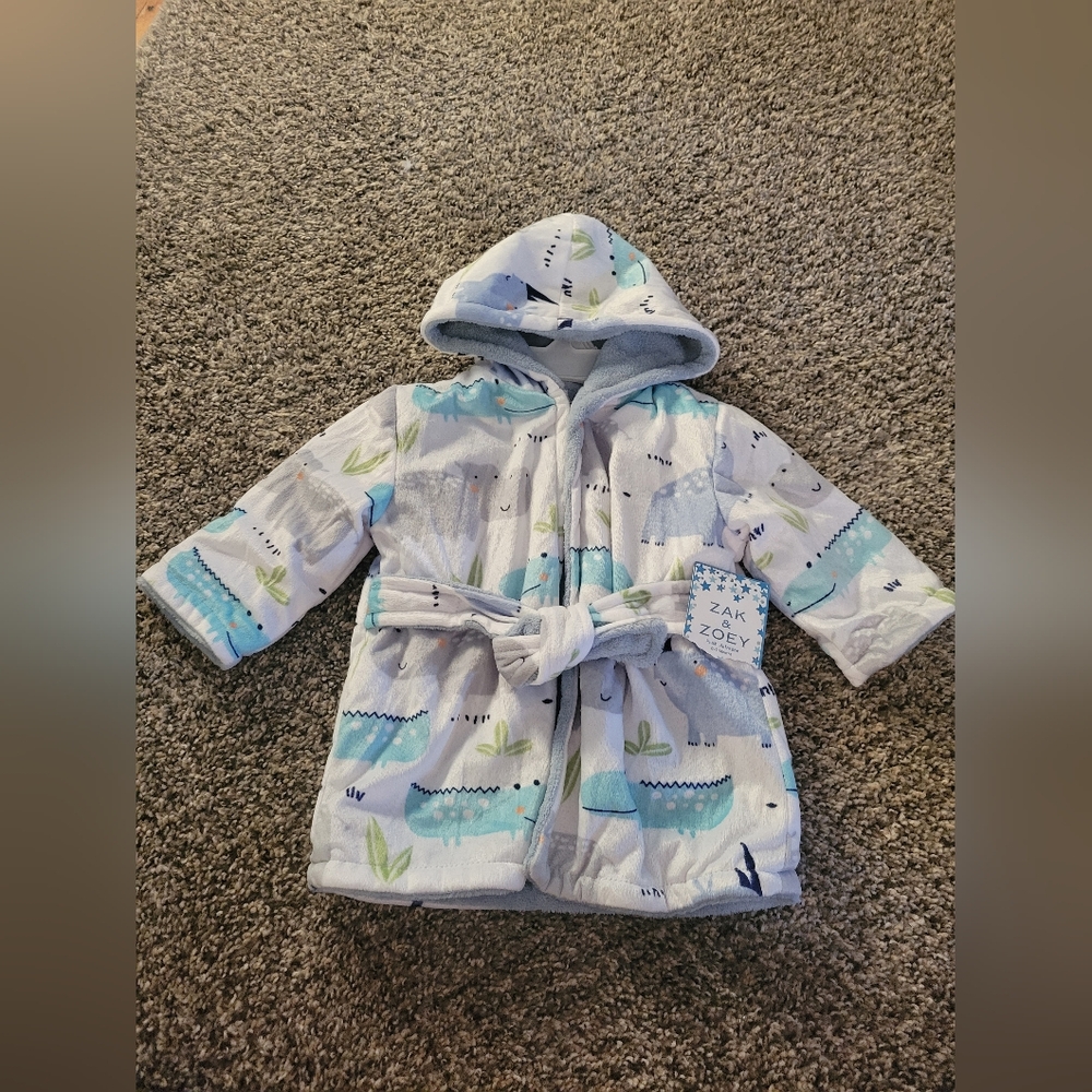 0-9M Zak & Zoey Baby Bathrobe - NWT